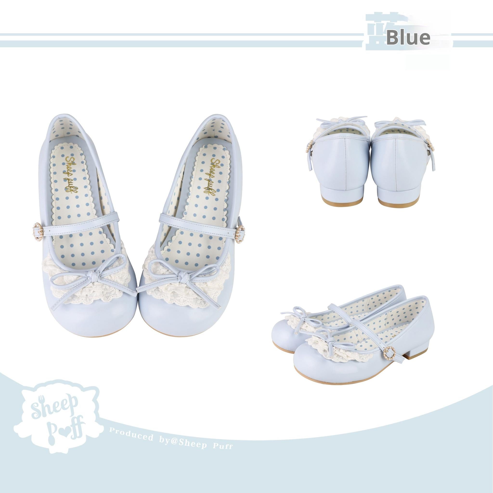 Young Layla - Vintage Lolita Shoes Low Heel Butterfly Shoes - image 19