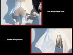 Blue Moon Bone Erosion - Gothic Lolita Waist Cincher, Bat Wing Hem - image 41