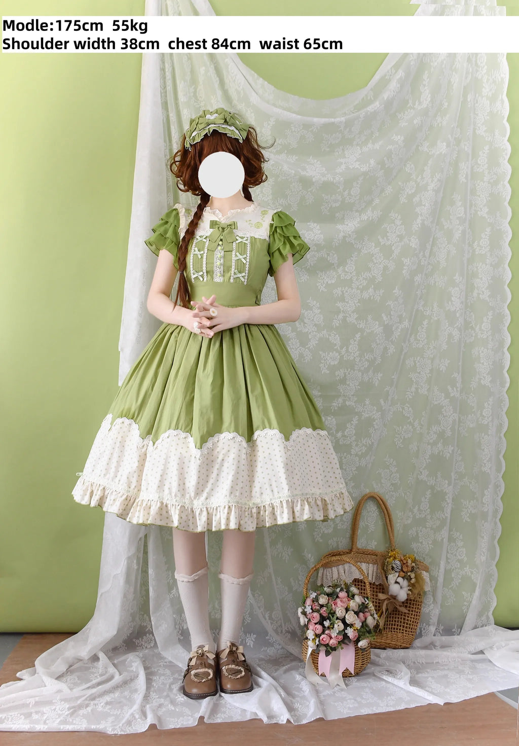 Summer Breeze - Sweet Lolita OP Embroidery Daily Lolita Dress - image 3