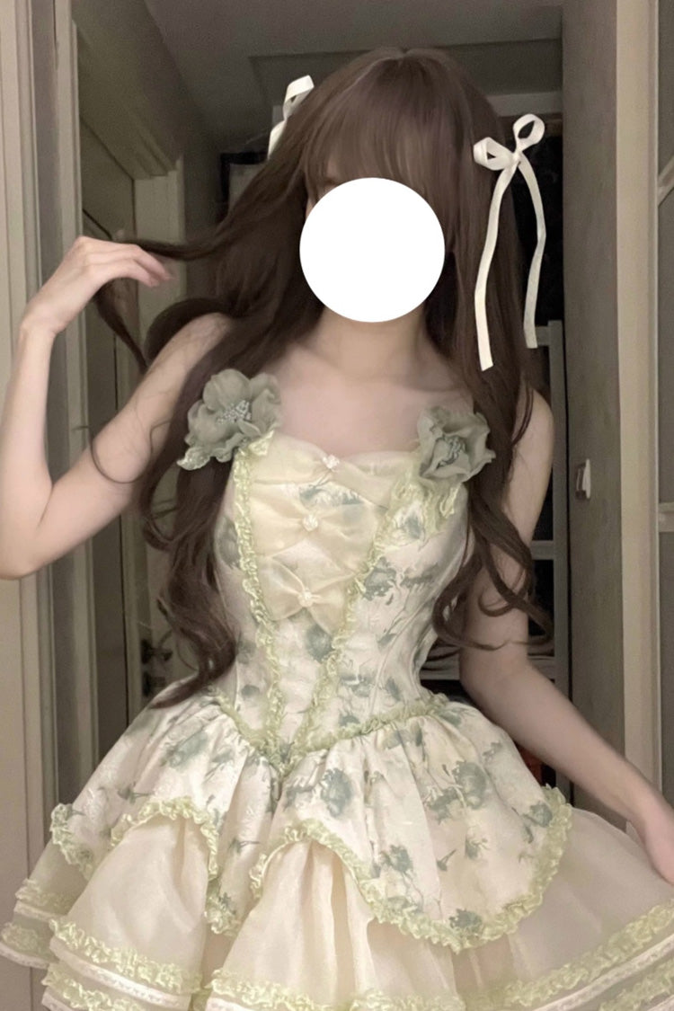 Jasmine Rain - Sweet Polka Dot Lace Lolita JSK Dress - image 6