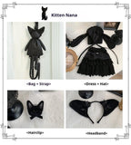 Puppet Box - Kawaii Lolita Bag Lamb Kitten Detachable Bag Dress Hat and Accessories - image 34