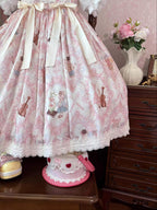 Candy Party - Printed Sweet Lolita JSK, Peter Pan Collar Shirt - image 9