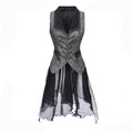 Eternal Displaced Boundary - Ouji Vest Coat with Detachable Back Trailing - image 1