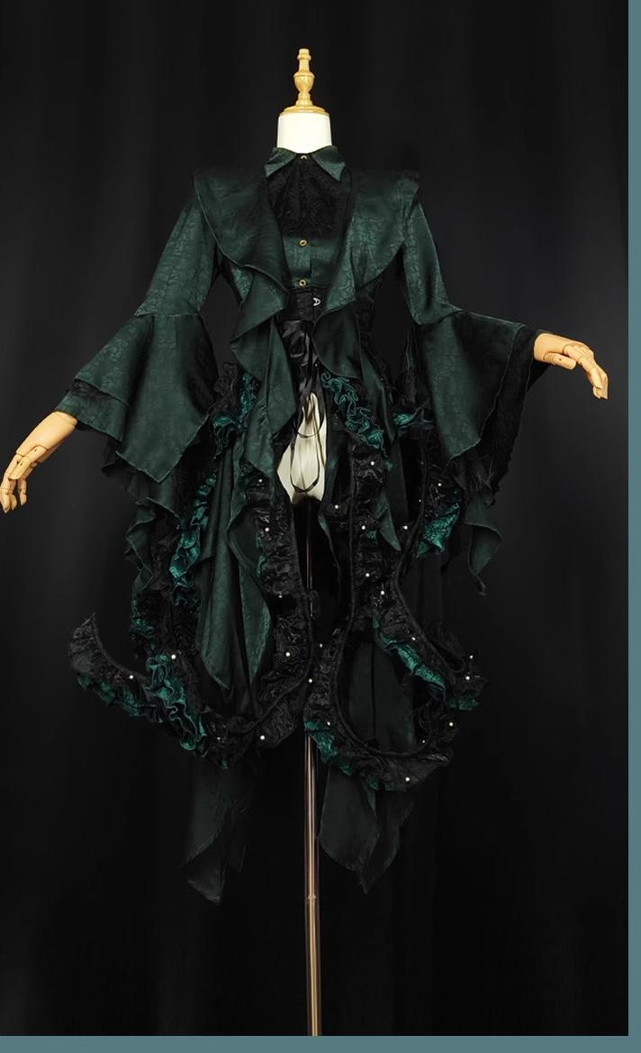 Eerie Devour Irregular-Hem Ouji Shirt - image 12