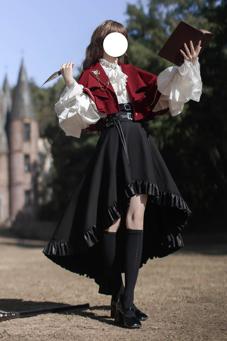 Black Day and Night Song Ouji Gothic Lolita Skirt and Blouse - image 16