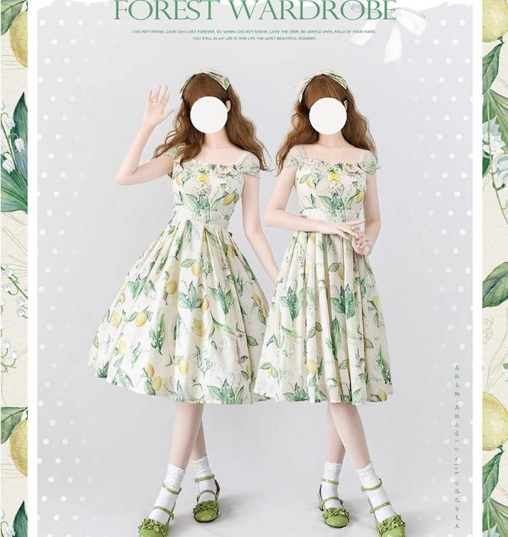 Forest Basket 3.0 - Vintage Lolita JSK Dress for Summer - image 39