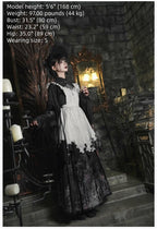 Raven's Night Song Oriental Gothic Lolita Dress Set - image 31