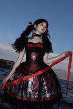 Dark Moon Corridor - Gothic Lolita Dress-Skirt - image 2