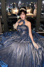 Paris-Inspired - Sleeveless Glitter Series Ruffled Cut-Out Bow Sweet Lolita Skirt Set - image 5