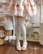 Sweet Lolita Socks With Lace & Bow Details - image 10