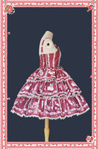 Strawberry Tea - Tiered Ruffles Lolita JSK - image 6