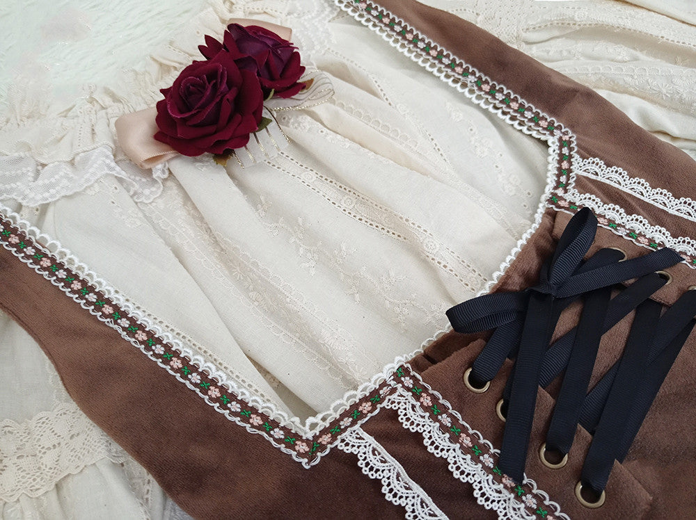 Rich Hymn - Lolita Bavarian Long Velvet JSK - image 45