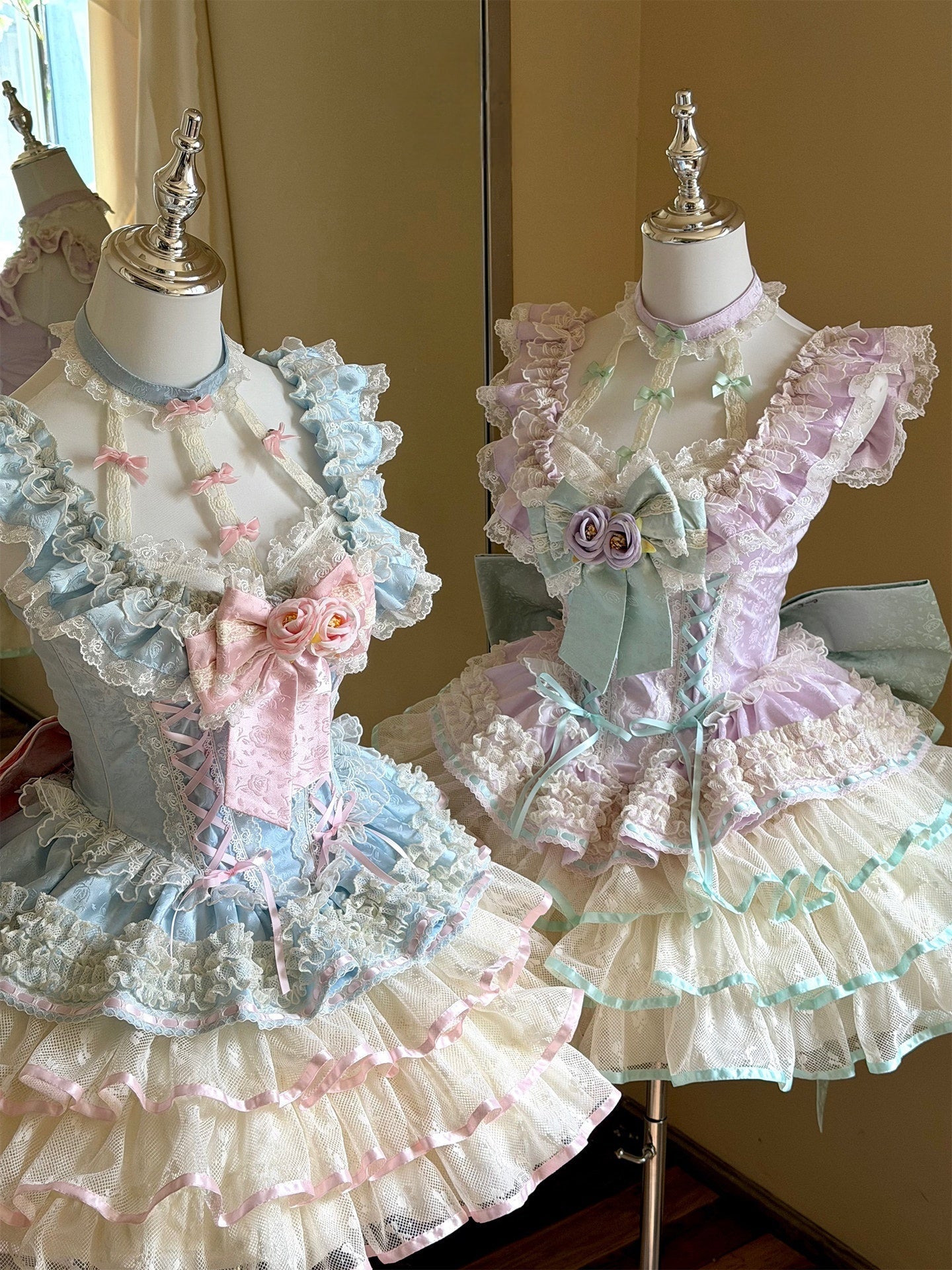 Cupid's Floral Whisper Fairycore Dress and Accessories - image 4