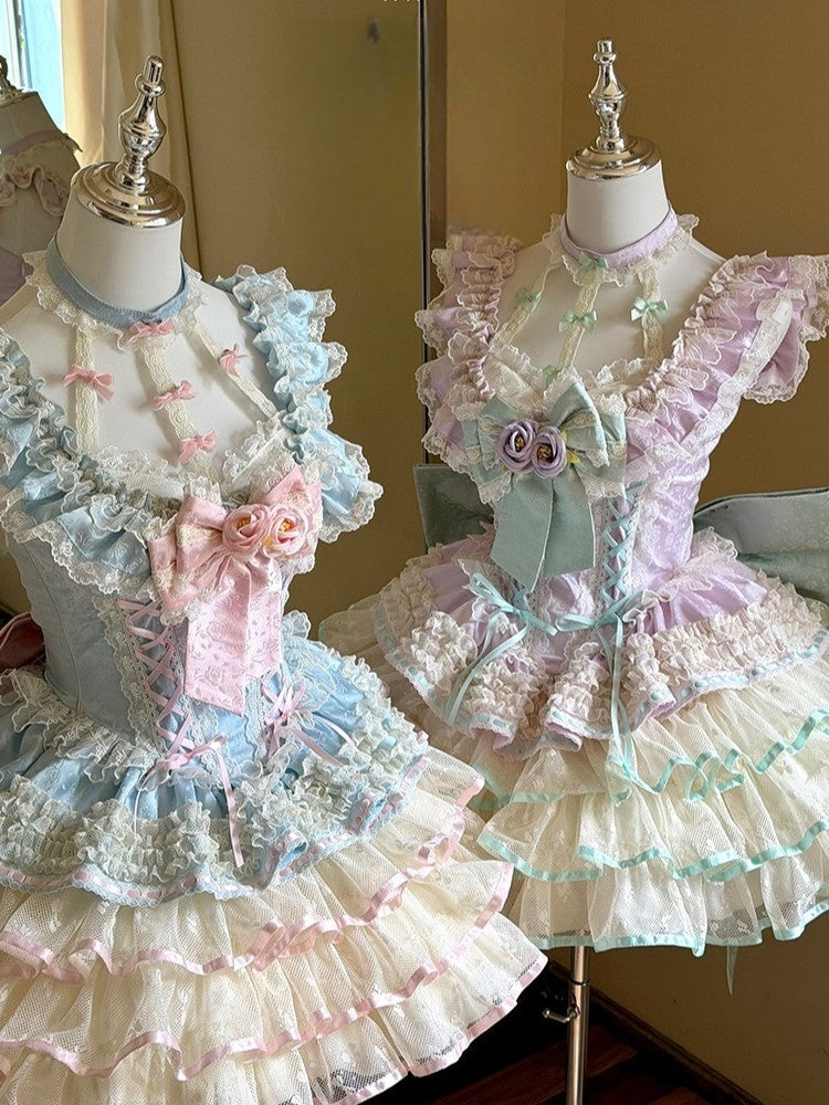 Cupid's Floral Whisper Fairycore Dress and Accessories - image 10