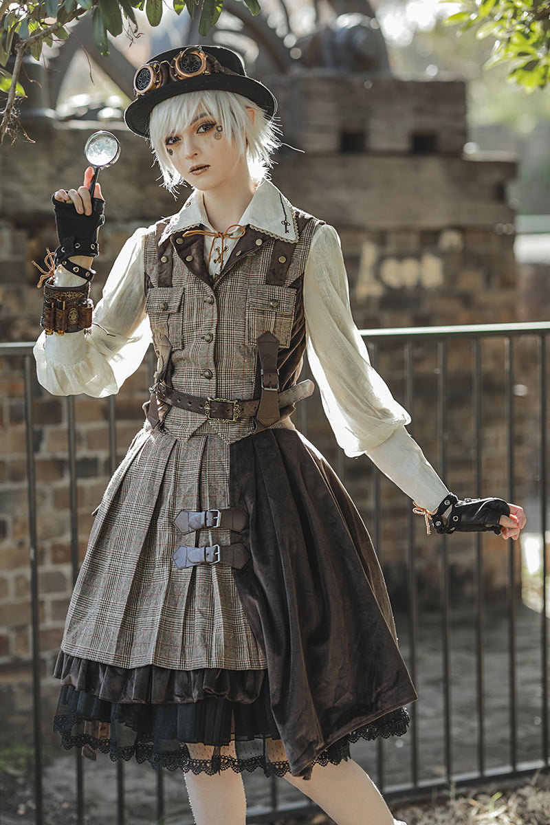 The Spirit of the Adventurer - Punk Lolita SK and Vest - image 1