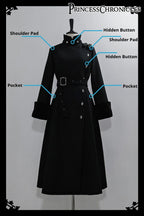 Breakwave - Ouji Lolita Overcoat Retro Single-Breasted Handsome Coat - image 4