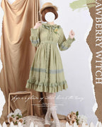 The Spring - Cotton Lolita OP Dress with Long Sleeve - image 12
