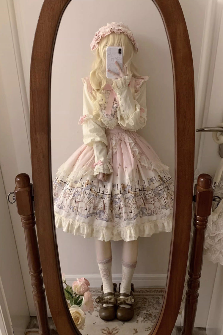 Angel Lamb - Sweet Lolita Skirt in 3 Colors - image 7