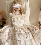Plus Size Sweet Lolita Beige Jumper Dress - image 7