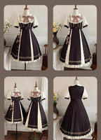 Chocolate Workshop - Classic Lolita Short and Long OP Dress - image 25