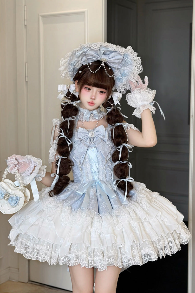 Blue Pearl Ballet Sweet Lolita JSK Dress - image 5