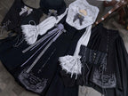 Witch Notes - Gothic Lolita Embroidered Dress Suit, Cross and Rose Print - image 31