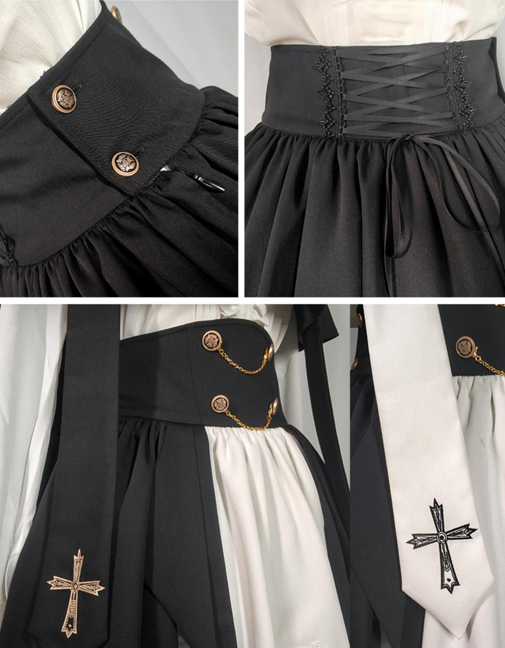 Holy Academy Gothic Prince Lolita Skirt Set - image 29