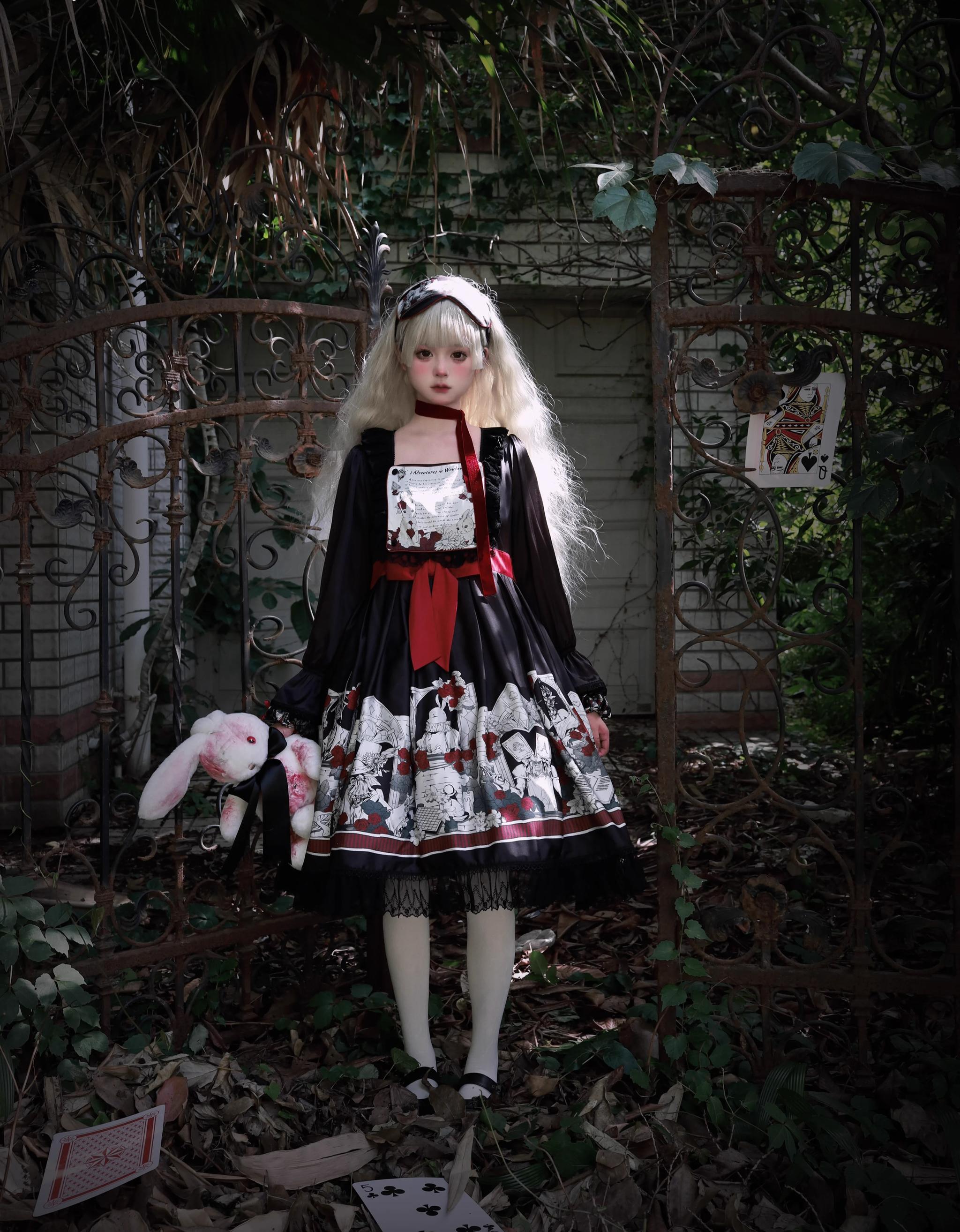 Alice - Kawaii Lolita Dress OP Dress Sleepwear - image 4