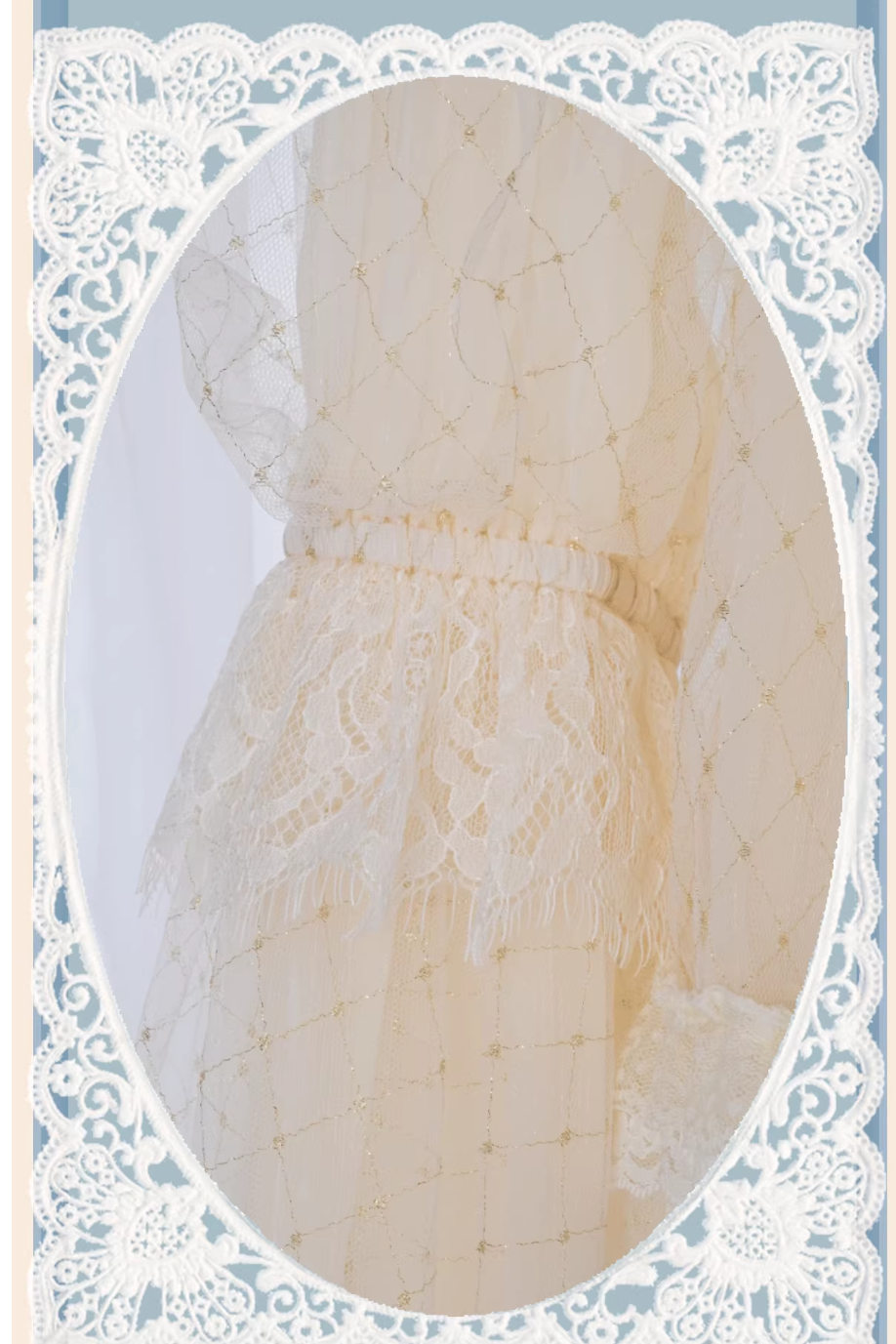Unicorn Blue Classic Lolita JSK Dress Set - image 14