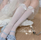 Sweet Lolita Cotton Socks Bow Lace Socks - image 3