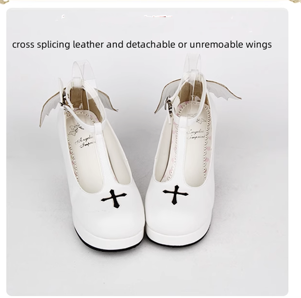 Gothic Lolita Wings and Cross Shoes for Christmas - image 15