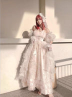 Endless Summer - Bridal Wedding Lolita JSK Open-Back Dress - image 41