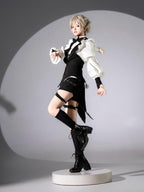 Gothic Tailcoat Waistcoat with Pompoms and Back Lacing - Shi Zhi Mao - image 7