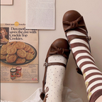 Elegant Lolita Bownot Retro High Heel Shoes - image 36