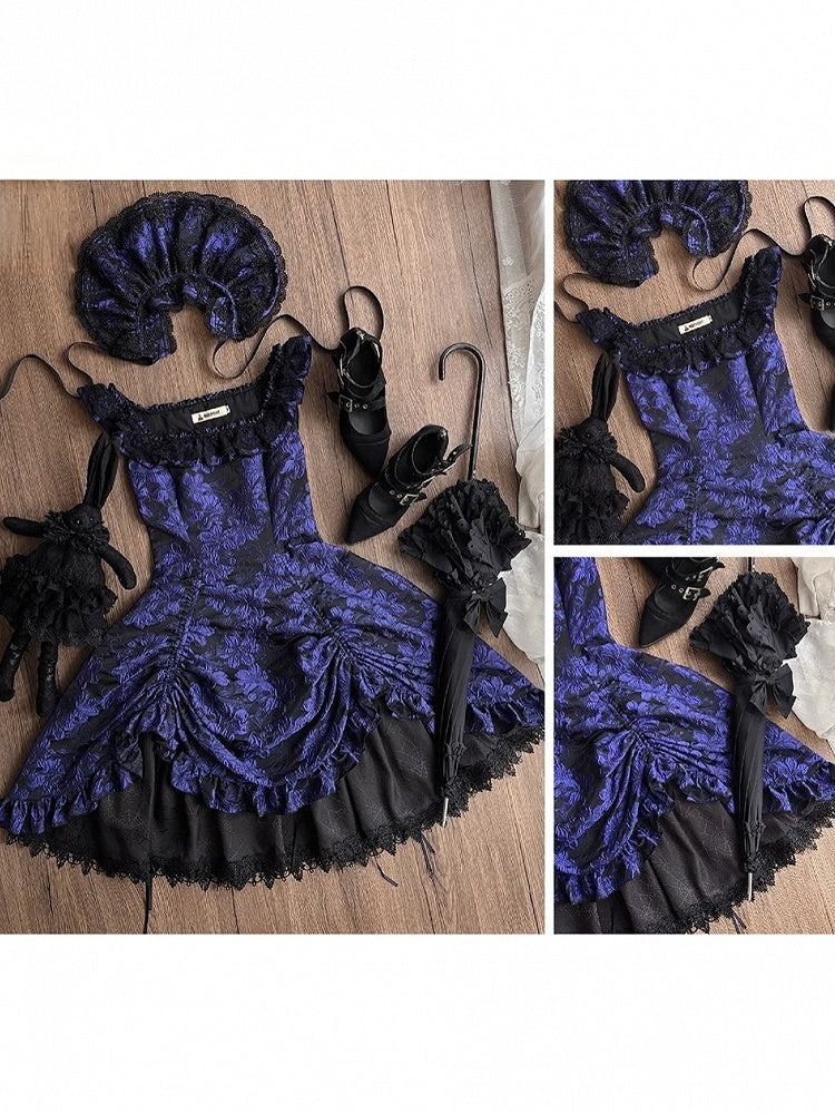 Purple Lace Trim JSK Gothic Lily - Miss Point - image 8