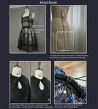 Night Traveler - Classic Gothic Lolita Dress with Stained Glass Window Print - image 30