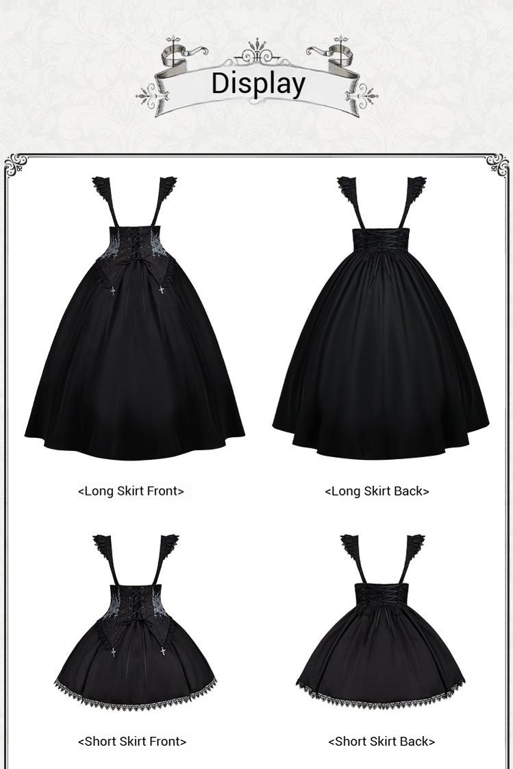 Thorny Night Gothic Lolita Bust-Support JSK - image 31