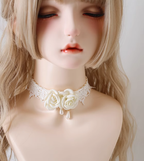 Elegant Lolita Lace Camellia Necklace - image 11