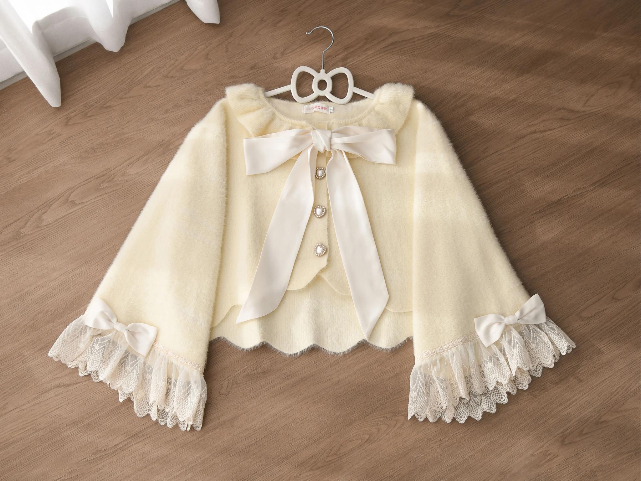 Qian's Letter - Sweet Lolita Winter Cardigan Sweater - image 33