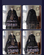 Astro Cat - Gothic Lolita OP Suit Witch Lolita Dress and Shawl - image 14