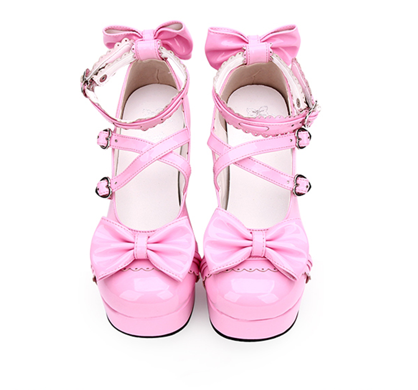 Sweet Lolita Heels Shoes Princess Tea Party Low Cut Shoes - image 16