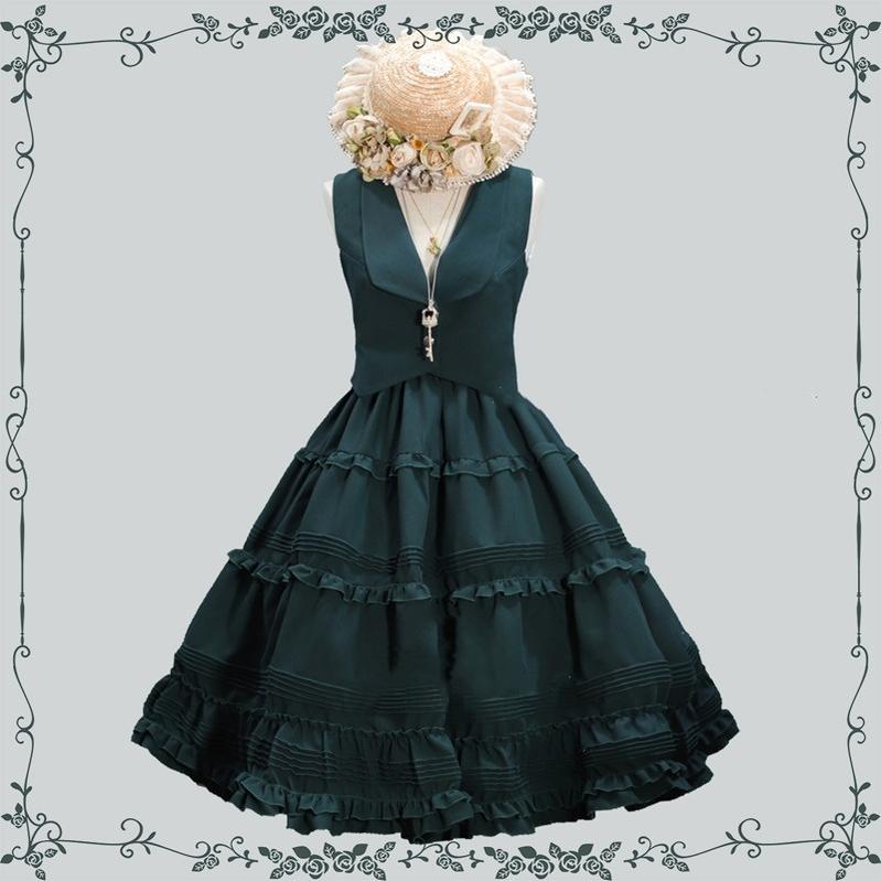 Old Love Songs - Lolita Elegant Vintage SK and Waistcoat - image 1