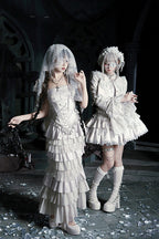 Bionic Doll - Gothic Lolita Fishtail Skirt & Corset Full Set - image 11