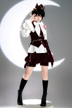 Red Rabbit Hunt Sweet Prince Ouji Lolita Vest - image 10