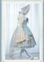 Unicorn Blue Classic Lolita JSK Dress Set - image 9