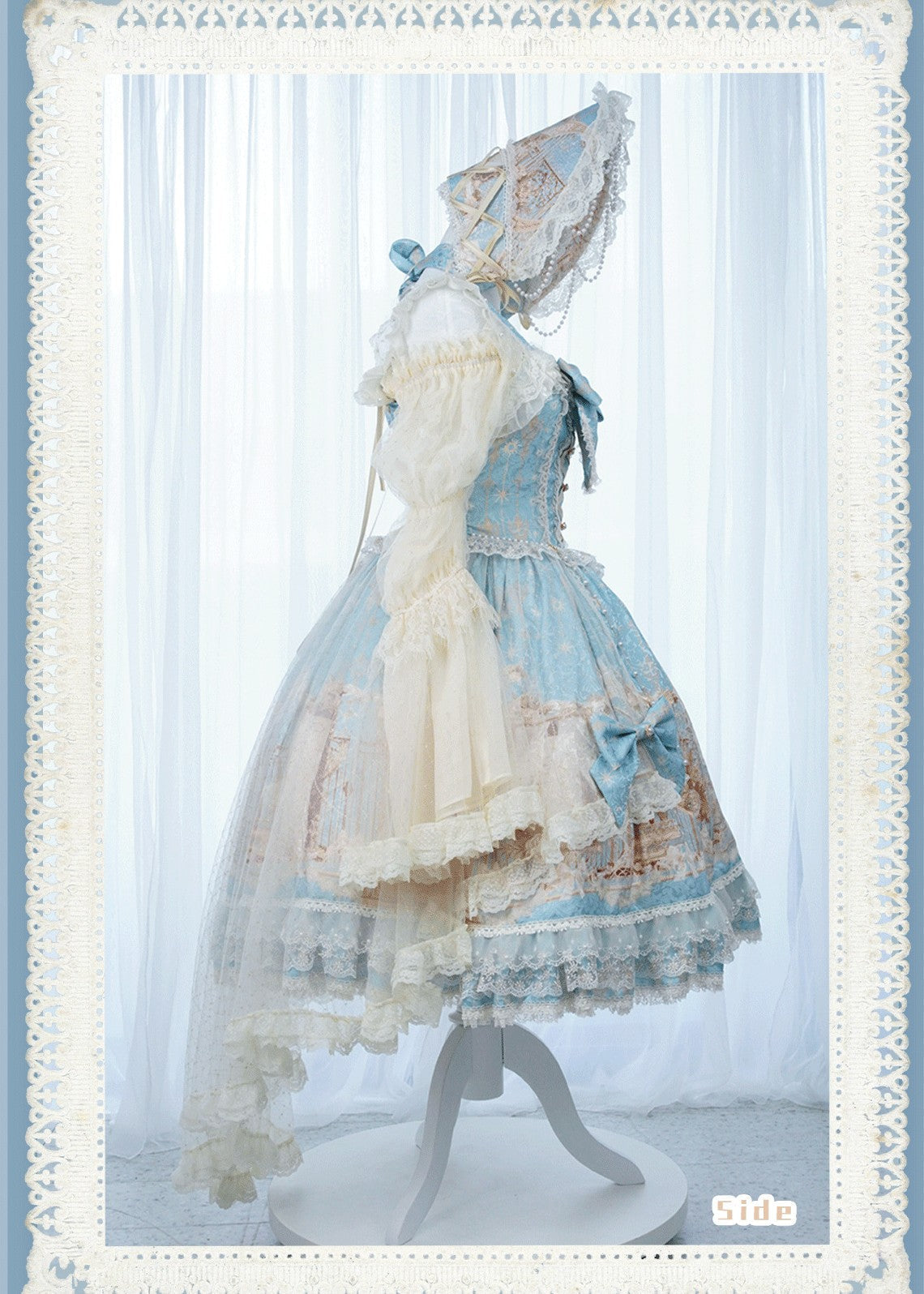 Unicorn Blue Classic Lolita JSK Dress Set - image 9