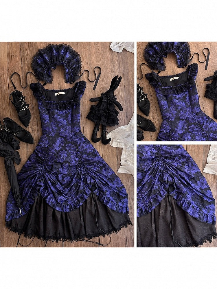 Purple Lace Trim JSK Gothic Lily - Miss Point - image 9