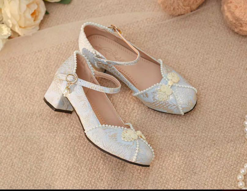Huaiyu Yana Han Lolita Chunky Heel Shoes - image 6