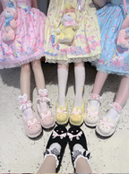 Rabbit Fur - Sweet Lolita Shoes Plush Rabbit Winter Lolita Shoes - image 2