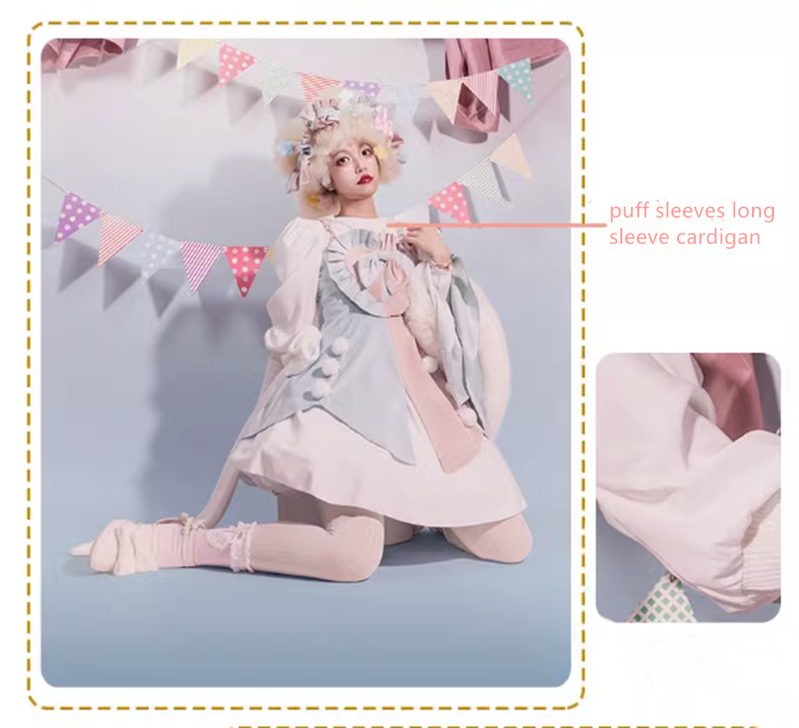 Plus Size Cute Sweet Making Wish Lolita JSK and Accessories - image 7